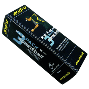 Andro 3 Star Speedball(3 balls)